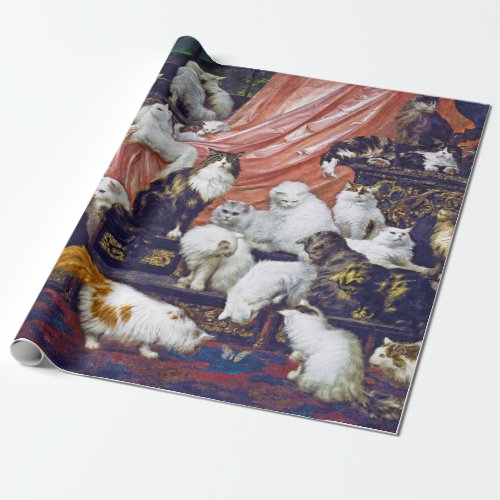 Cats My Wifes Lovers Carl Kahler Wrapping Paper