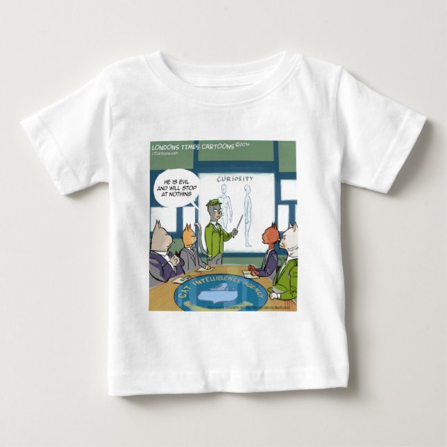 Cats Natural Enemy Funny Baby T-Shirt (Front)