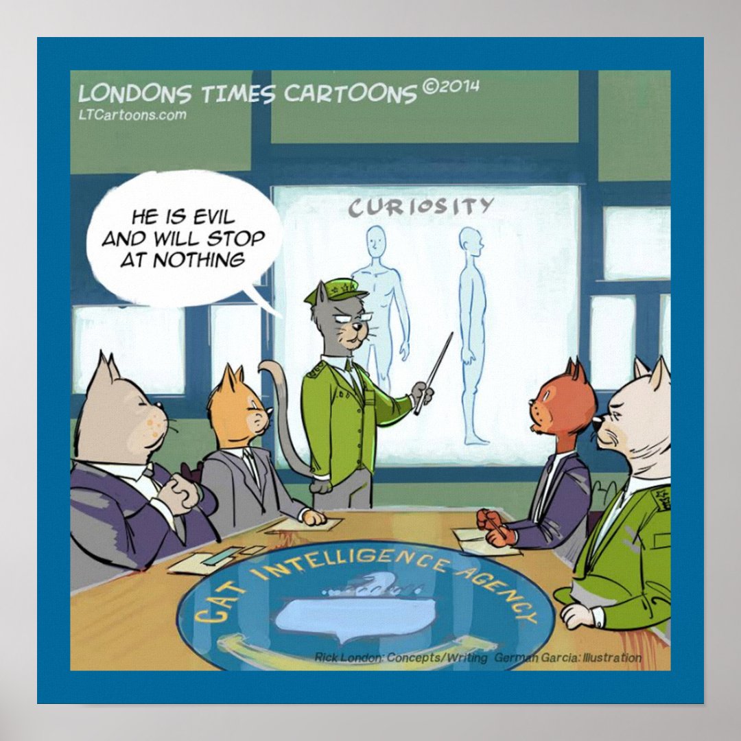 Cats Natural Enemy Funny Poster Zazzle