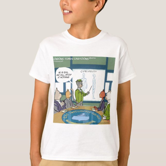 Cats Natural Enemy Funny T-Shirt (Front)