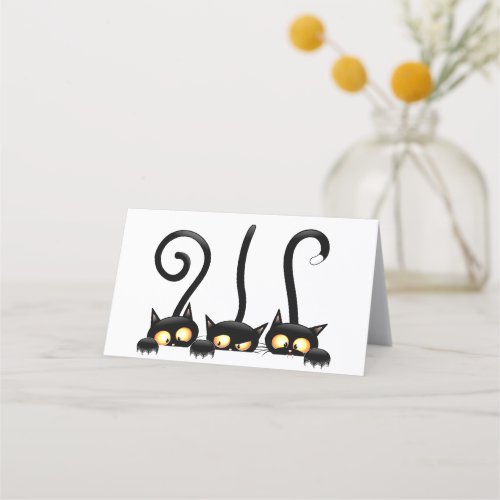 Cats Naughty Playful and Funny Characters Appointment Card