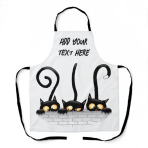 Cats Naughty, Playful and Funny Characters Apron
