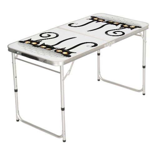 Cats Naughty Playful and Funny Characters Beer Pong Table