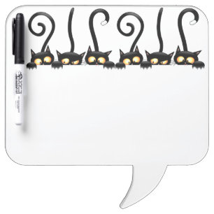 Cats Naughty, Playful and Funny Characters Dry Erase Board