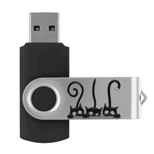 Cats Naughty Playful and Funny Characters Flash Drive