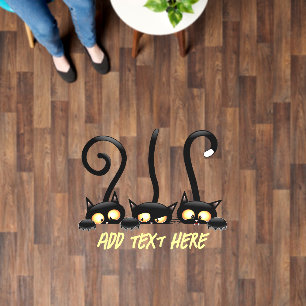Cats Naughty, Playful and Funny Characters Floor Decals