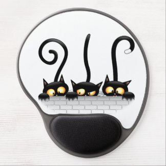 Cats Naughty, Playful and Funny Characters Gel Mouse Pad