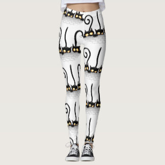 Cats Naughty, Playful and Funny Characters Leggings