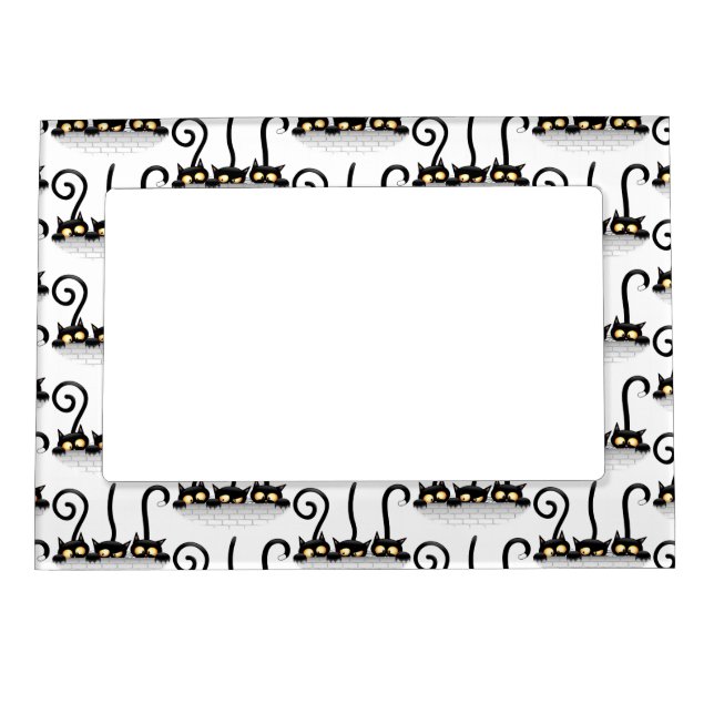 Cats Naughty, Playful and Funny Characters Magnetic Frame (Front)