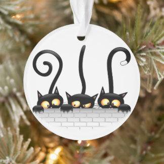 Cats Naughty, Playful and Funny Characters Ornament