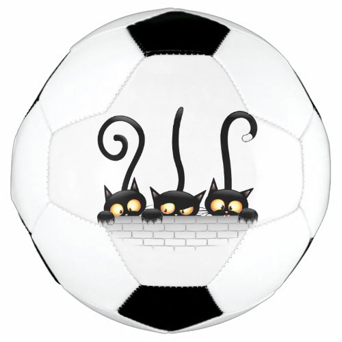 Cats Naughty Playful and Funny Characters Soccer Ball