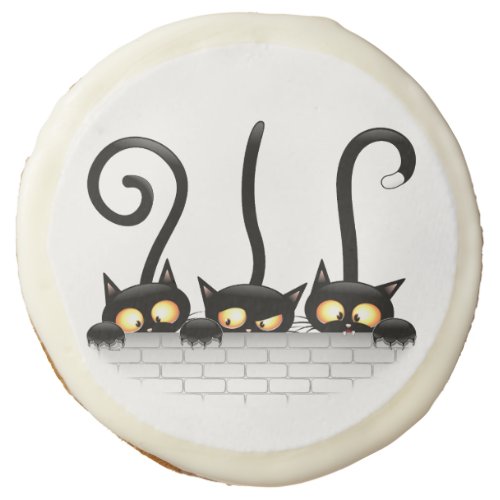 Cats Naughty Playful and Funny Characters Sugar Cookie