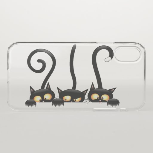 Cats Naughty, Playful and Funny Characters iPhone X Case