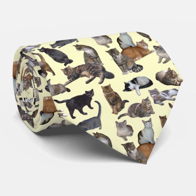 Cats Neck Tie (Rolled)