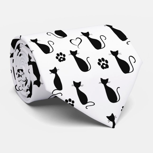 Cats Neck Tie (Rolled)