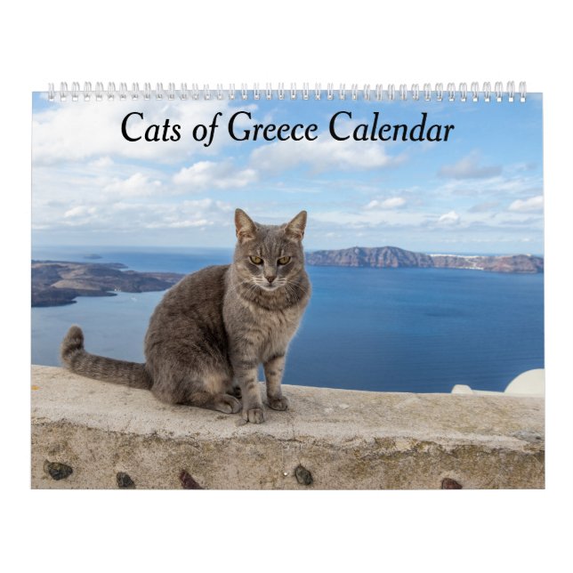 Cats of Greece Calendar (Cover)