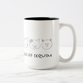 Cats of Sequim Large Mug