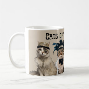 Cats of the 1920s Gatsy dancing flapper girl cat Coffee Mug