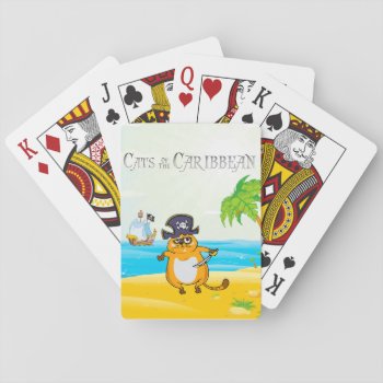 Cats Of The Caribbean Playing Cards by CaptainScratch at Zazzle