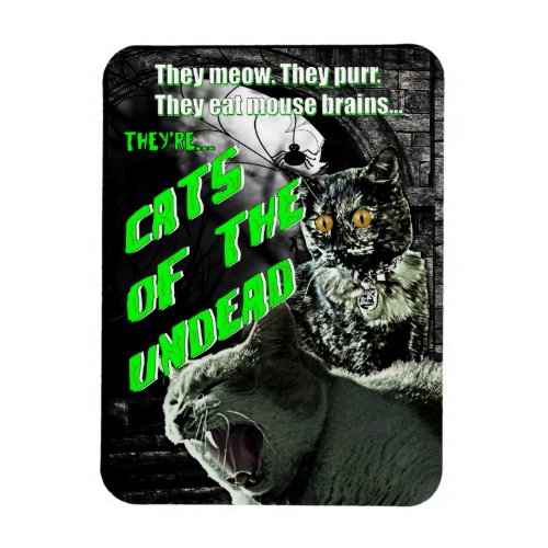 Cats of the Undead Magnet