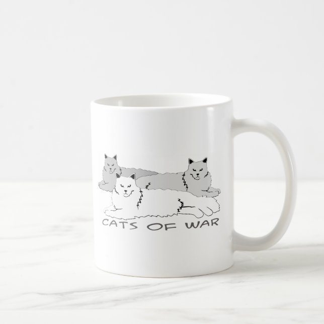 Cats of War Coffee Mug (Right)