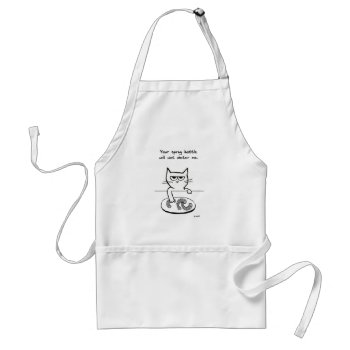 Cats On Countertops - Funny Cat Apron by FunkyChicDesigns at Zazzle