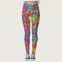 shade of crazy purple leggings, Zazzle