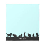 cats only notepad