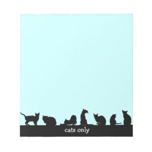 cats only notepad
