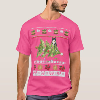 Cats owners happy christmas holidays winter  T-Shirt