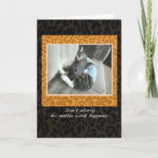 Cat's Pajamas Cheer up card