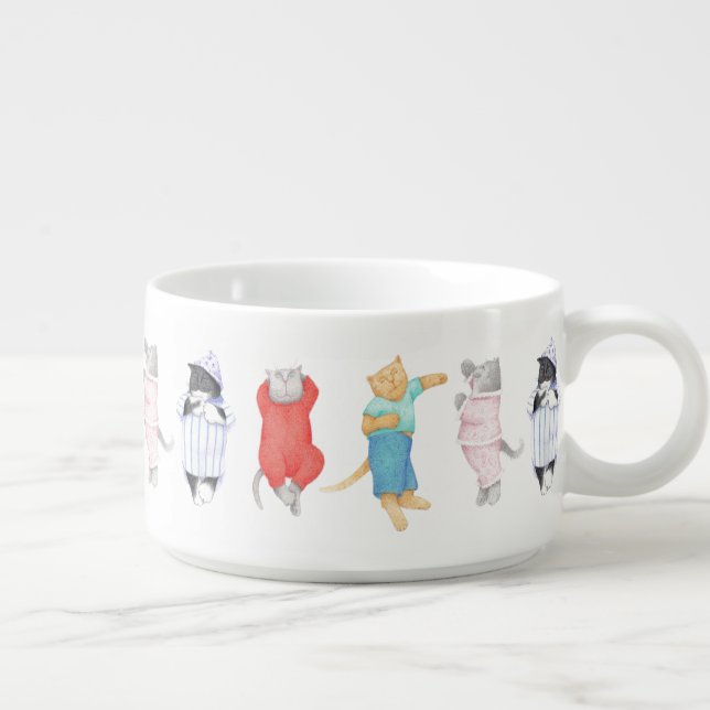 CATS PAJAMAS Chili Bowl (Left)