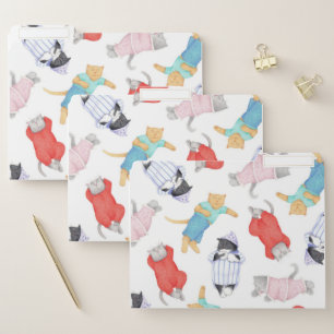 CATS PAJAMAS File Folders