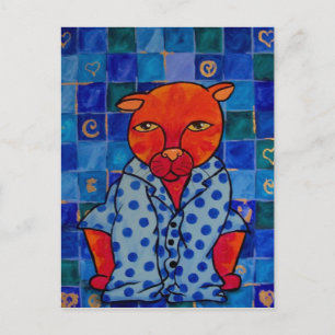 Cats Pajamas Postcard