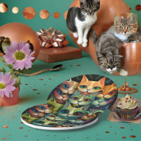 Cats Paper Plates