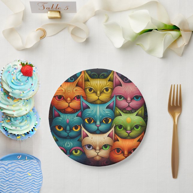 Cats Paper Plates (Creator Uploaded)