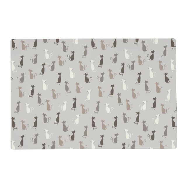 Cats pattern placemat (Front)