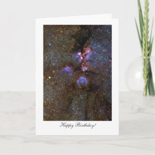 Cats Paw Nebula - Happy Birthday Card