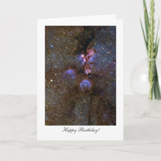 Cats Paw Nebula - Happy Birthday Card