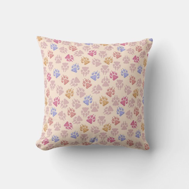 Cats paw throw pillow (Front)