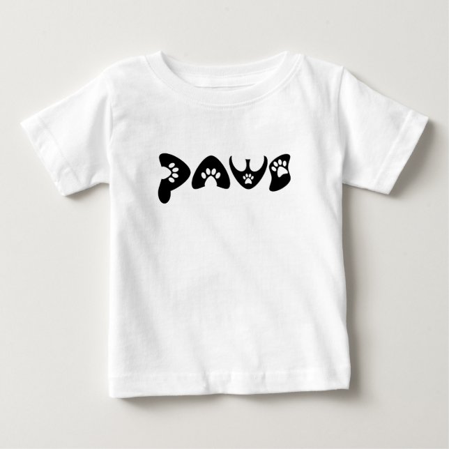 Cats Paws, Cat Lover Baby T-Shirt (Front)