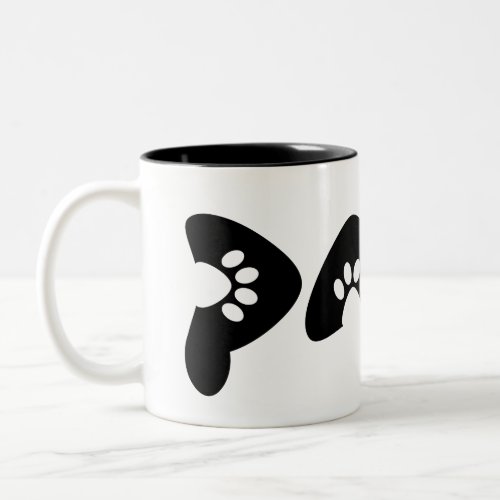 Cats Paws Cat Lover Two_Tone Coffee Mug