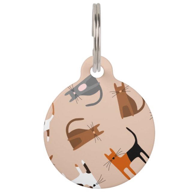 Cats Pet ID Tag (Front)
