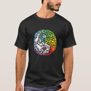 Cats Pets Cat Pet Yin And Yang Animals Cute Lover T-Shirt