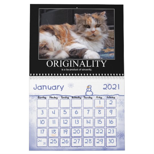 Cats Philosophy Calendar | Zazzle.com