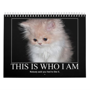 Cats Philosophy Calendar by artisticcats at Zazzle