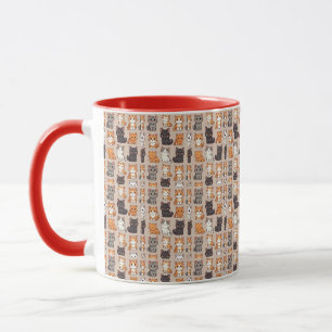 Cats Photo pattern, Mug