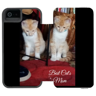 Cats , Photo Text, Cat Mom , iPhone 6 Wallet Case