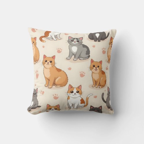 Cats pillow cushion