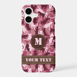 Cats Pink Camouflage iPhone 17 Case